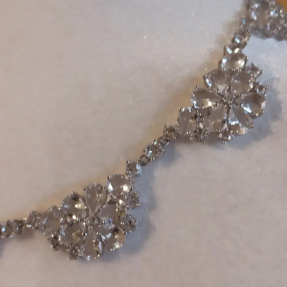 Kate Spade Sparkly Floral Necklace